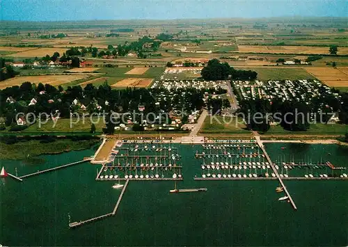 AK / Ansichtskarte Lembruch Erholungszentrum Schoddendorf Yachthafen Campingplaetze Fliegeraufnahme Lembruch