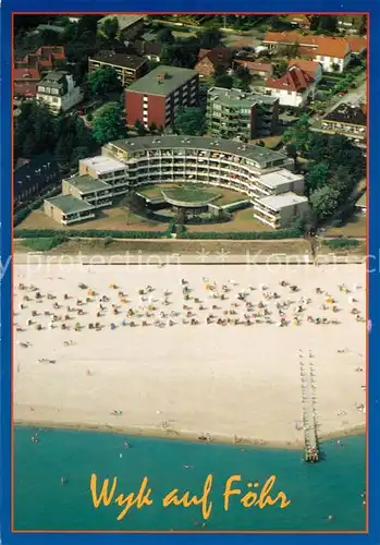 AK / Ansichtskarte Wyk_Foehr Fliegeraufnahme Foehr