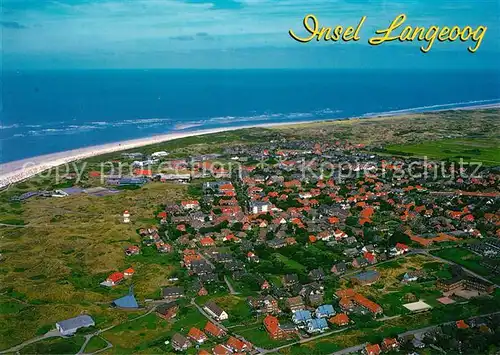 AK / Ansichtskarte Langeoog_Nordseebad Fliegeraufnahme Langeoog_Nordseebad