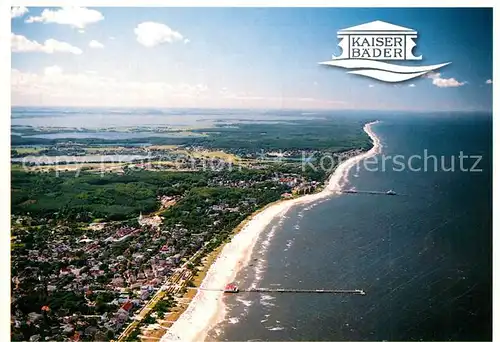 AK / Ansichtskarte Usedom Fliegeraufnahme Usedom