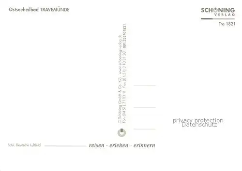 AK / Ansichtskarte Travemuende_Ostseebad Fliegeraufnahme Travemuende_Ostseebad