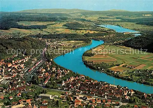 AK / Ansichtskarte Waldshut Tiengen am Hochrhein Fliegeraufnahme  Waldshut Tiengen