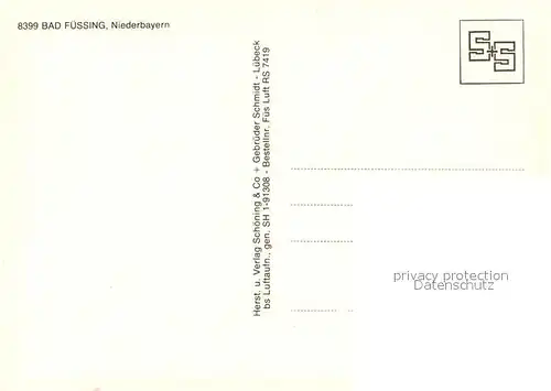 AK / Ansichtskarte Bad_Fuessing Fliegeraufnahme Bad_Fuessing