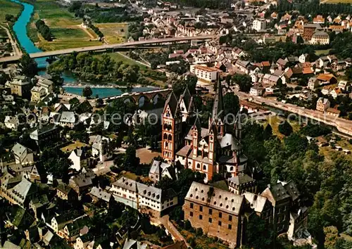 AK / Ansichtskarte Limburg_Lahn Fliegeraufnahme mit Dom Limburg_Lahn