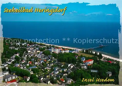 AK / Ansichtskarte Heringsdorf_Ostseebad_Usedom Fliegeraufnahme Heringsdorf_Ostseebad