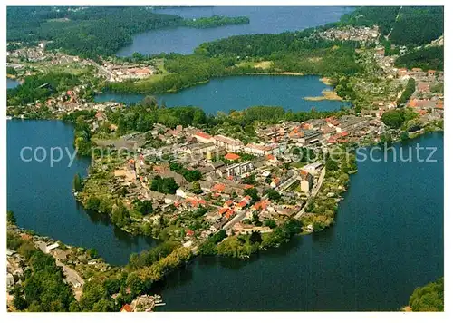 AK / Ansichtskarte Lychen Fliegeraufnahme Lychen