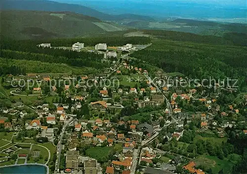 AK / Ansichtskarte Hahnenklee Bockswiese_Harz Fliegeraufnahme Hahnenklee Bockswiese