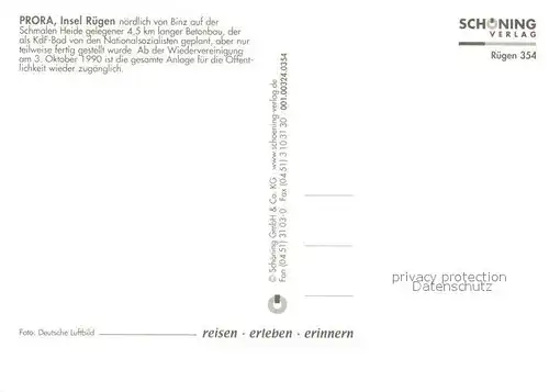 AK / Ansichtskarte Prora_Ruegen Fliegeraufnahme Prora Ruegen