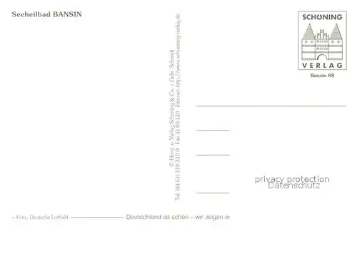 AK / Ansichtskarte Bansin_Ostseebad Fliegeraufnahme Bansin_Ostseebad