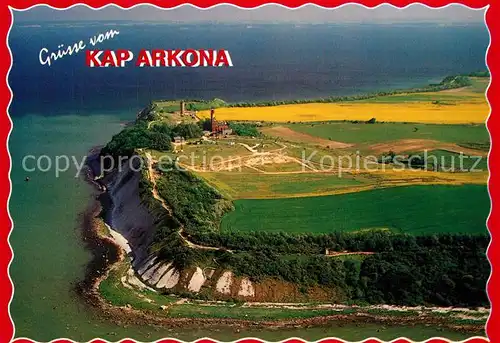 AK / Ansichtskarte Kap_Arkona Fliegeraufnahme mit Gellort Kap_Arkona