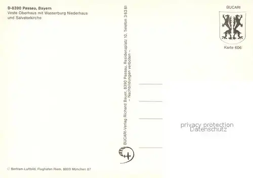 AK / Ansichtskarte Passau Muendung der Ilz in die Donau Veste Oberhaus mit Wasserburg Niederhaus und Salvatorkirche Fliegeraufnahme Passau