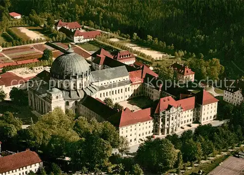 AK / Ansichtskarte St_Blasien Fliegeraufnahme mit Kolleg und Dom St_Blasien