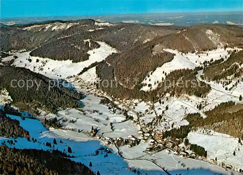 AK / Ansichtskarte St_Blasien Fliegeraufnahme mit Menzenschwand St_Blasien