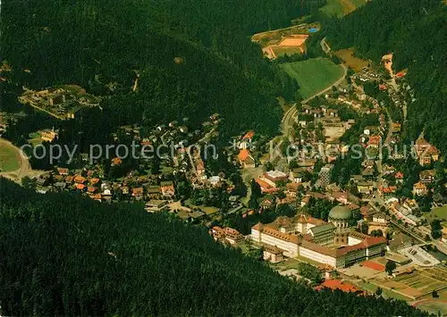 AK / Ansichtskarte St_Blasien Ehem Benediktinerabtei Fliegeraufnahme St_Blasien