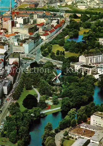 AK / Ansichtskarte Bremen Muehle am Wall Fliegeraufnahme Bremen