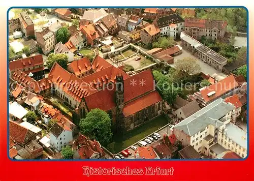 AK / Ansichtskarte Erfurt Augustinerkloster Klosterzelle Martin Luthers Fliegeraufnahme Erfurt