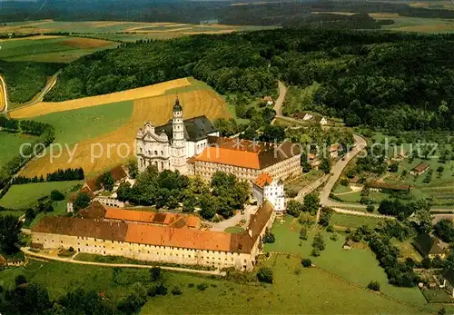 AK / Ansichtskarte Neresheim Abteikirche Fliegeraufnahme Neresheim