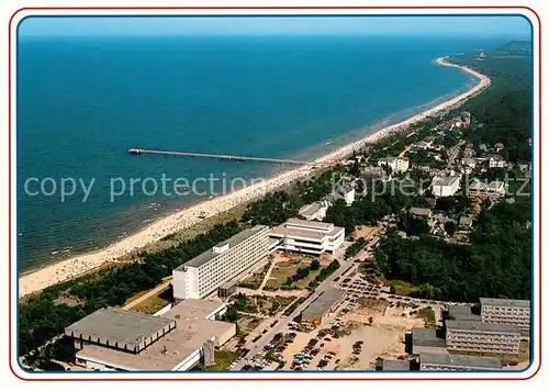 AK / Ansichtskarte Zinnowitz_Ostseebad Fliegeraufnahme Zinnowitz_Ostseebad