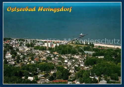 AK / Ansichtskarte Heringsdorf_Ostseebad_Usedom Fliegeraufnahme Heringsdorf_Ostseebad