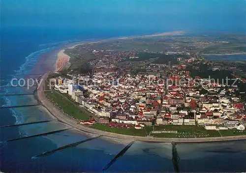 AK / Ansichtskarte Norderney_Nordseebad Fliegeraufnahme Norderney_Nordseebad