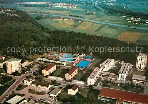 AK / Ansichtskarte Waldkraiburg Waldbad Fliegeraufnahme Waldkraiburg