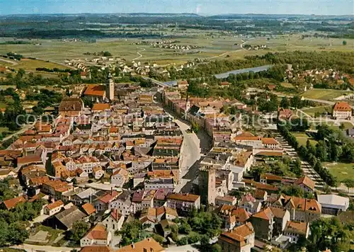 AK / Ansichtskarte Muehldorf_Inn Fliegeraufnahme Muehldorf Inn