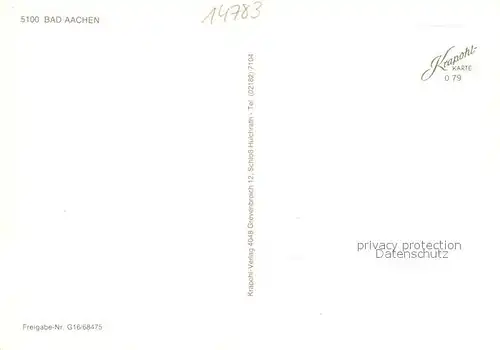 AK / Ansichtskarte Bad_Aachen Fliegeraufnahme Bad_Aachen