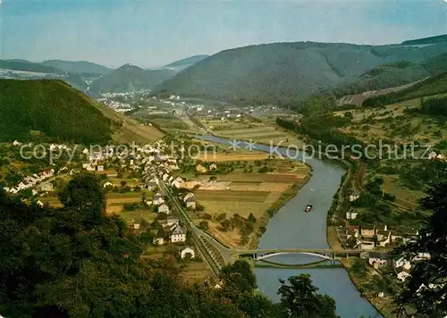 AK / Ansichtskarte Bad_Ems Fachbach Lahn Fliegeraufnahme Bad_Ems