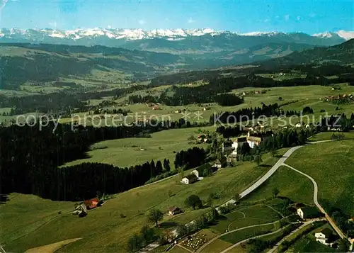 AK / Ansichtskarte Lindenberg_Allgaeu Kursanatorium Lindenberg Ried Fliegeraufnahme Lindenberg Allgaeu