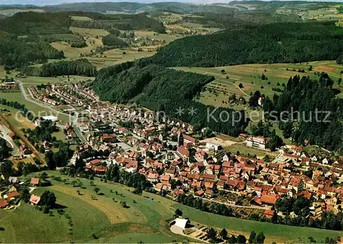 AK / Ansichtskarte Elzach Fliegeraufnahme Elzach