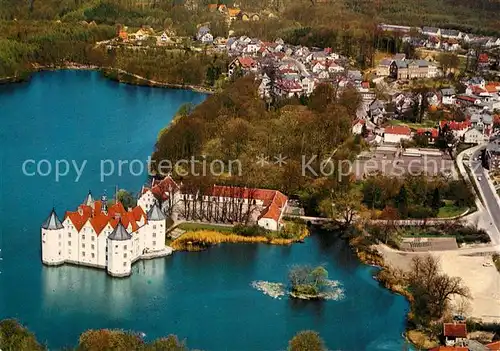 AK / Ansichtskarte Gluecksburg_Ostseebad Schloss Gluecksburg Fliegeraufnahme Gluecksburg_Ostseebad
