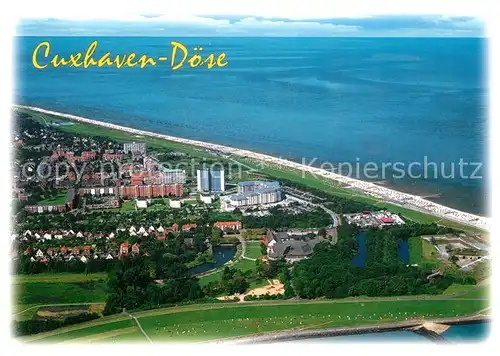 AK / Ansichtskarte Cuxhaven_Doese_Nordseebad Fliegeraufnahme Cuxhaven_Doese_Nordseebad