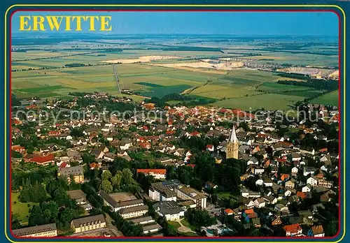 AK / Ansichtskarte Erwitte Fliegeraufnahme Erwitte