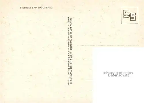 AK / Ansichtskarte Bad_Brueckenau Staatsbad Fliegeraufnahme Bad_Brueckenau