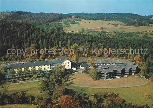 AK / Ansichtskarte Goslar Haus Hessenkopf Freizeitheim der ev luth Landeskirche Fliegeraufnahme Goslar