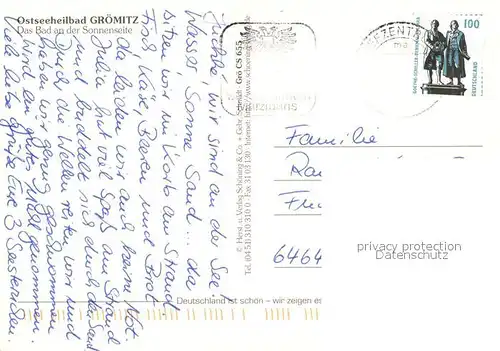 AK / Ansichtskarte Groemitz_Ostseebad Fliegeraufnahme Groemitz_Ostseebad