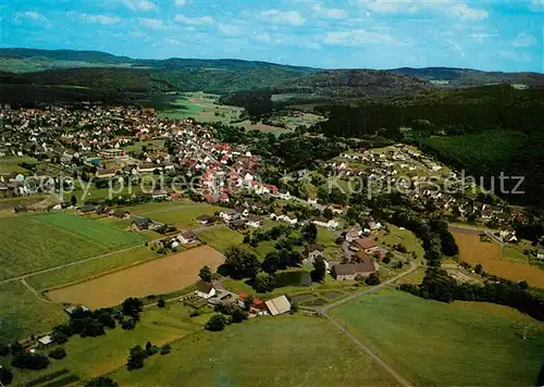 AK / Ansichtskarte Emstal_Bad im Naturpark Habichtswald Fliegeraufnahme Emstal_Bad