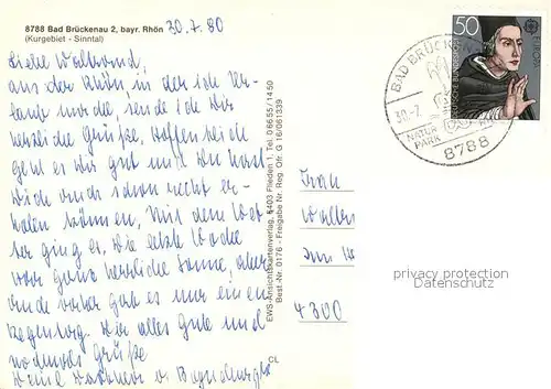 AK / Ansichtskarte Bad_Brueckenau Fliegeraufnahme Bad_Brueckenau