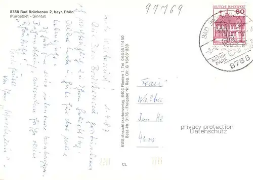 AK / Ansichtskarte Bad_Brueckenau Fliegeraufnahme Bad_Brueckenau