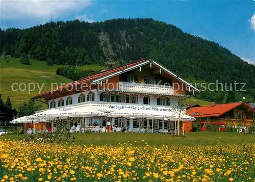 AK / Ansichtskarte Reit_Winkl Landgasthof Cafe Rosi Mittermaier Reit_Winkl