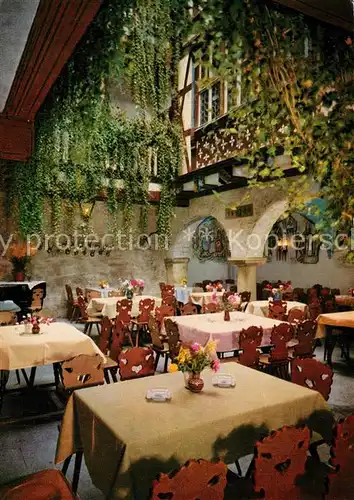 AK / Ansichtskarte Rothenburg_Tauber Baumeisterhaus Cafe Restaurant  Rothenburg Tauber