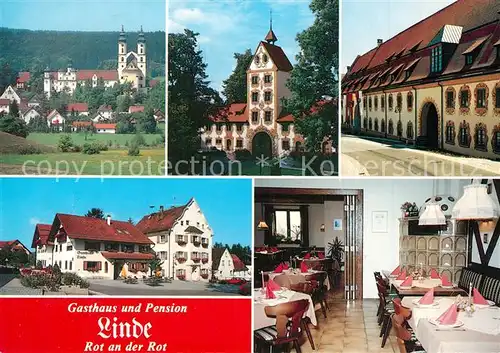 AK / Ansichtskarte Rot_Rot Gasthaus Pension Linde Rot_Rot