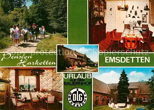 AK / Ansichtskarte Emsdetten Pension Harkotten Emsdetten