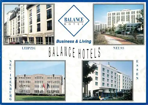 AK / Ansichtskarte Neuss_Rhein Balance Hotels Leipzig Essen Neu Isenburg 