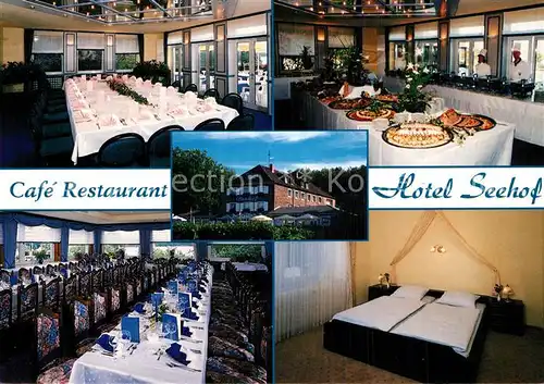 AK / Ansichtskarte Haltern_See Restaurant Cafe Hotel Seehof Haltern See