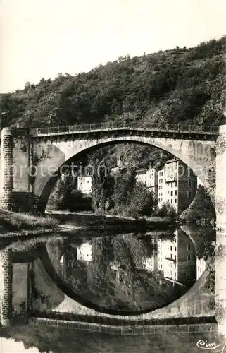 AK / Ansichtskarte Lavoute Chilhac Pont historique du XIe siecle sur l Allier Lavoute Chilhac