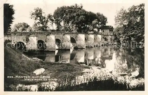 AK / Ansichtskarte Mantes sur Seine Pont de Limay Mantes sur Seine