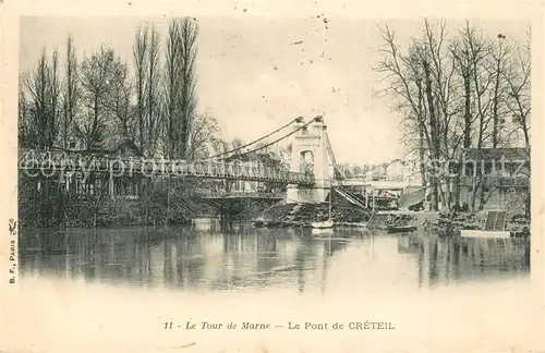 AK / Ansichtskarte Creteil Pont sur la Marne Creteil