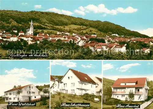 AK / Ansichtskarte Gailingen Haus Waldshut Haus Schaffhausen Haus Auertal Gailingen