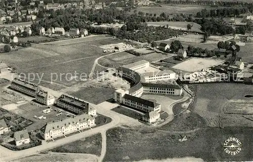 AK / Ansichtskarte Selb Dr. Franz Bogner Schule Fliegeraufnahme Selb